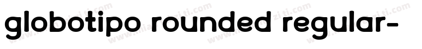 Globotipo Rounded Regular字体转换